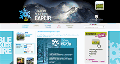 Desktop Screenshot of capcir-nordique.com